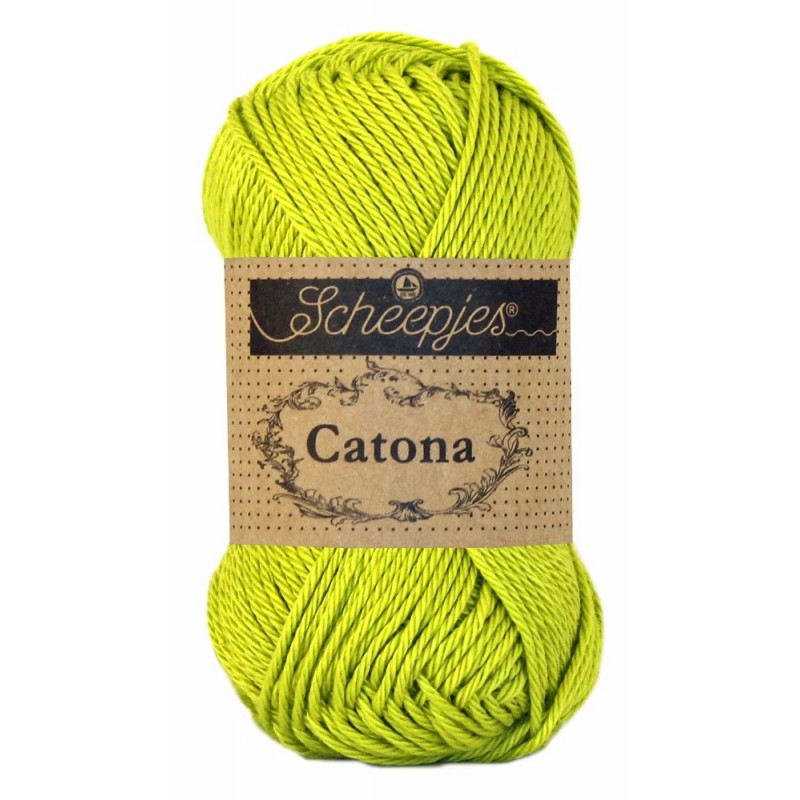 Scheepjes Catona 50 - 245 Green Yellow