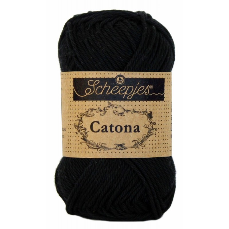 Scheepjes Catona 50 - 110 Jet Black Scheepjes Catona 50 - 110 Jet Black