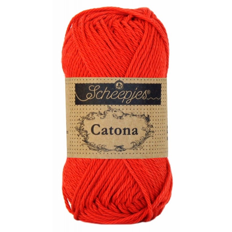 Scheepjes Catona 25 - 115 Hot Red