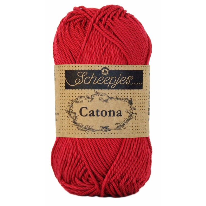 Scheepjes Catona 25 - 192 Scarlet Scheepjes Catona 25 - 192 Scarlet