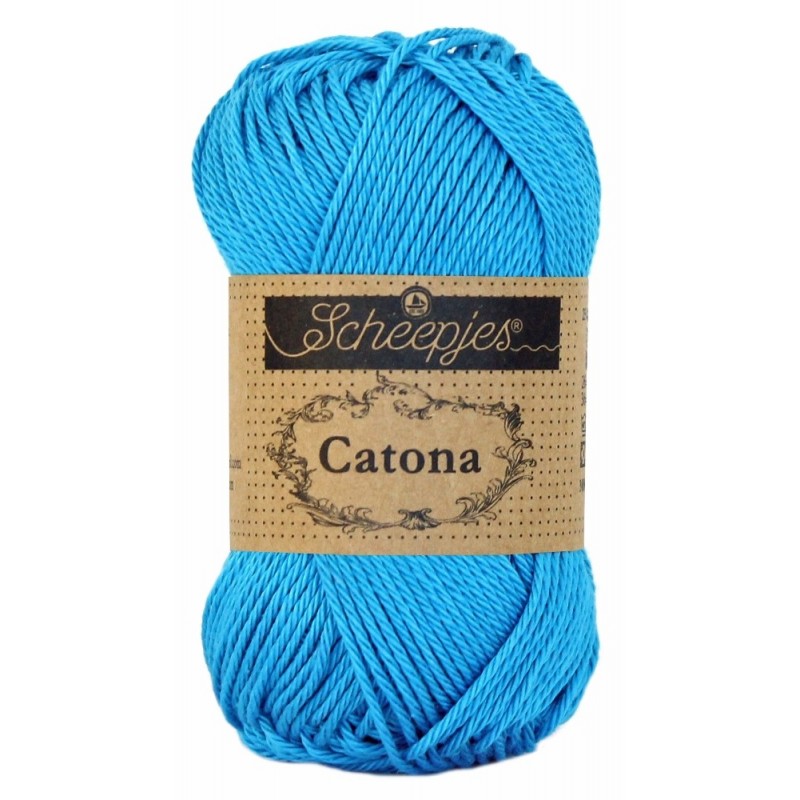 Scheepjes Catona 25 - 146 Vivid Blue Scheepjes Catona 25 - 146 Vivid Blue