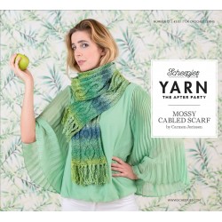 The After Party 12 - Mossy Cabled Scarf