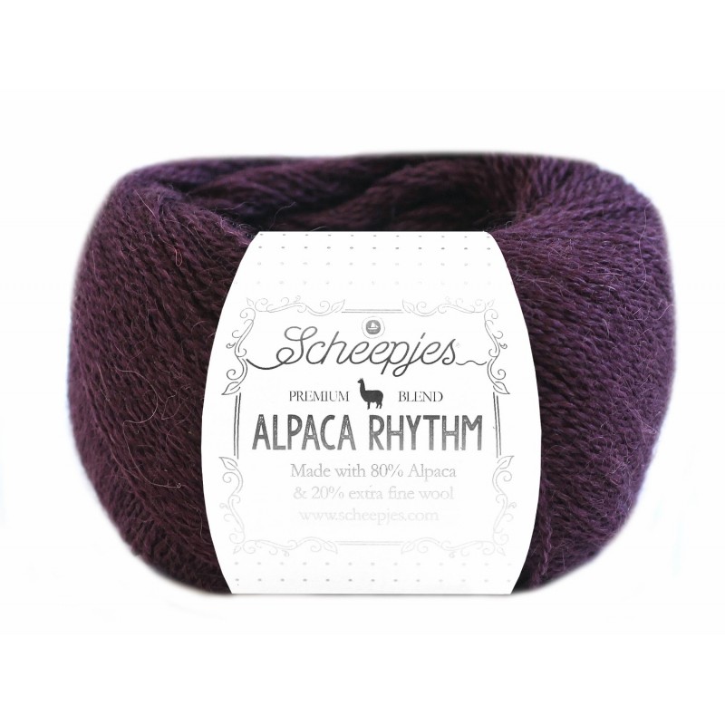 Scheepjes Alpaca Rhythm 662 Paso dark purple Scheepjes Alpaca Rhythm 662 Paso dark purple