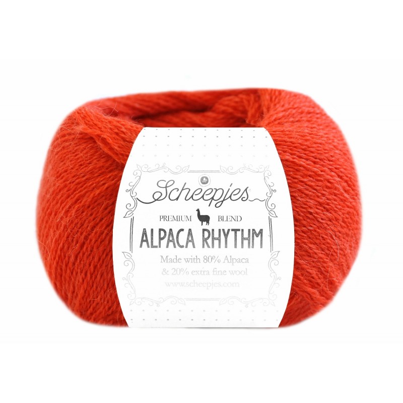 Scheepjes Alpaca Rhythm 669 Cha Cha Red Scheepjes Alpaca Rhythm 669 Cha Cha Red