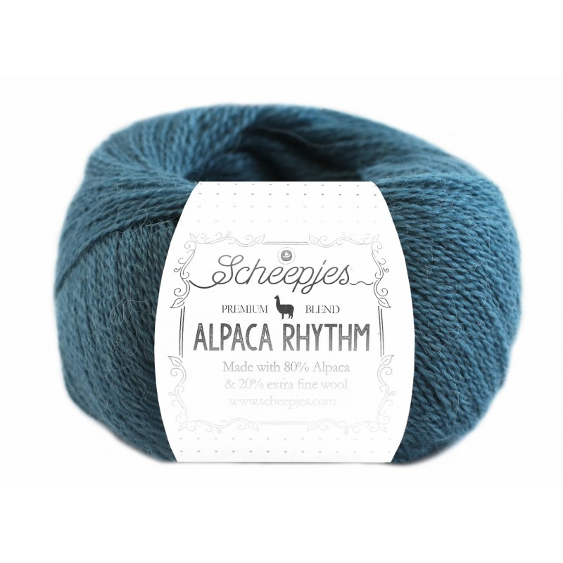 Scheepjes Alpaca Rhythm 656 Polka Blue Scheepjes Alpaca Rhythm 656 Polka Blue