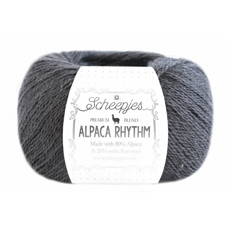 Scheepjes Alpaca Rhythm 665 Hip Hop grey Scheepjes Alpaca Rhythm 665 Hip Hop grey