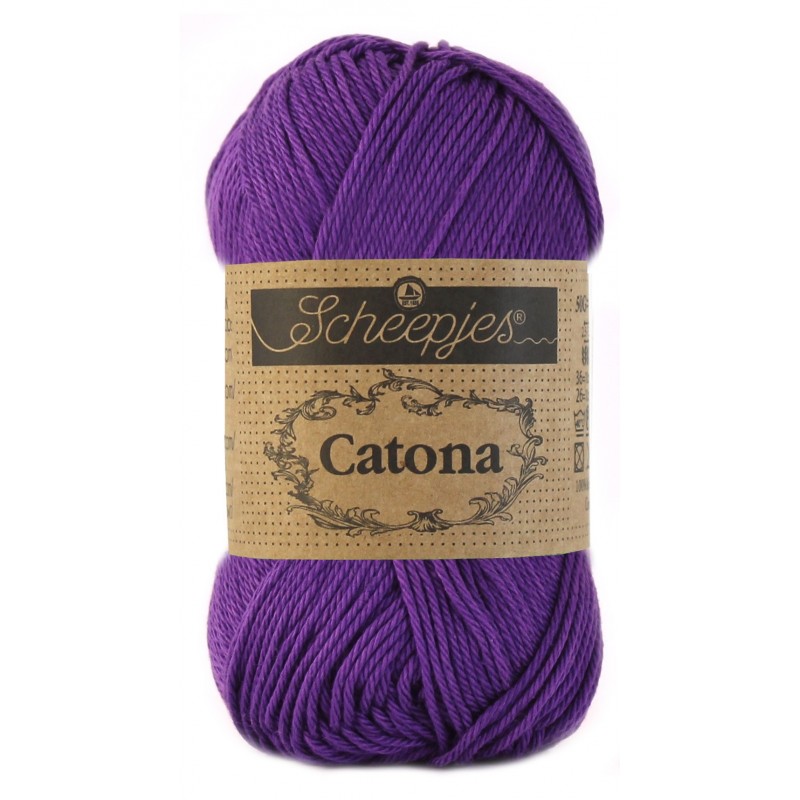 Scheepjes Catona 50 - 521 Deep Violet