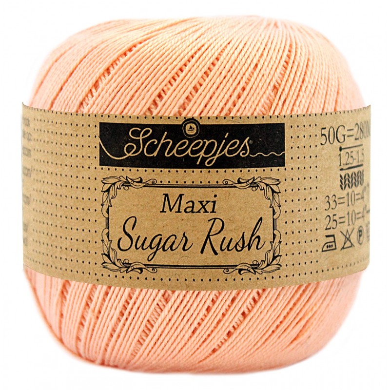 Scheepjes Maxi Sugar Rush 523 Pale Peach Scheepjes Maxi Sugar Rush 523 Pale Peach