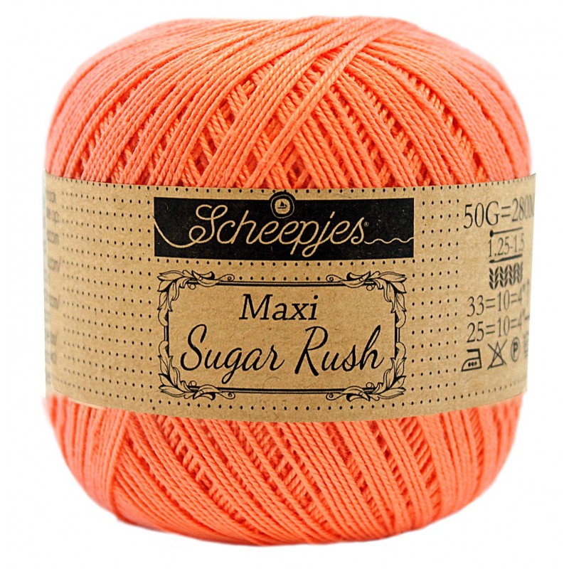 Scheepjes Maxi Sugar Rush 410 Rich Coral Scheepjes Maxi Sugar Rush 410 Rich Coral