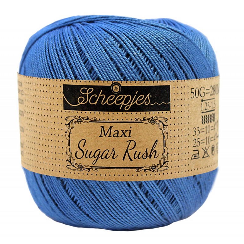 Scheepjes Maxi Sugar Rush 215 Royal Blue Scheepjes Maxi Sugar Rush 215 Royal Blue