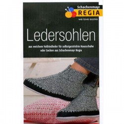 leather soles sz 42-43 black - 1 pair